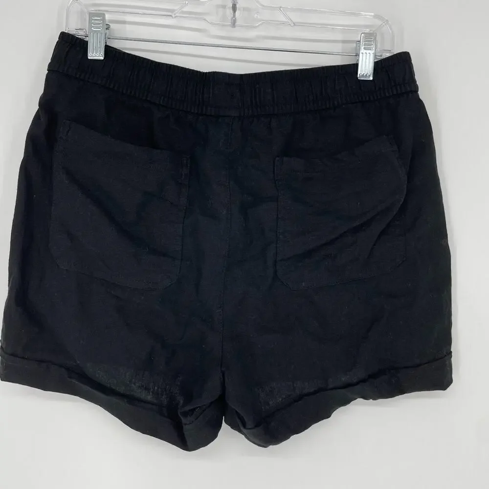 Old Navy High Rise Linen Blend Short Size Medium